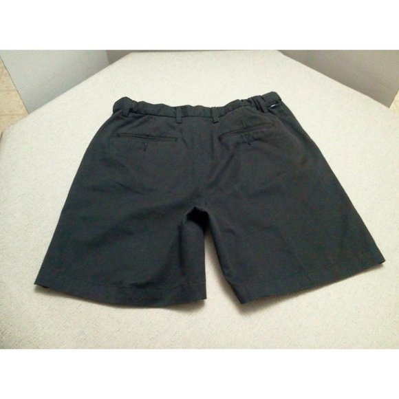 "Blue Generation" Men's Shorts (34x7.5) Black Woven Classic Basic Comfort Waist - Picture 3 of 15